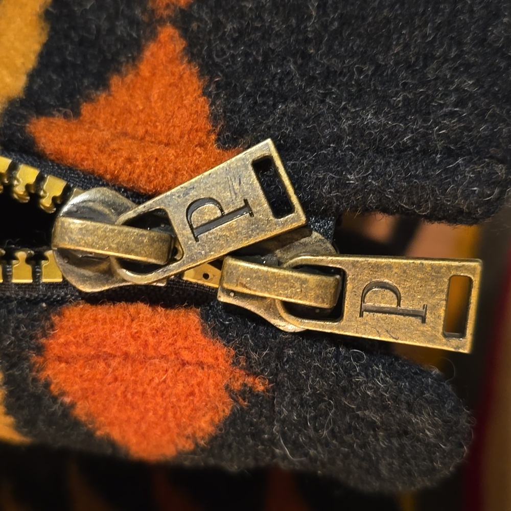 Black and Orange Patterned Jacket NWT - image 7